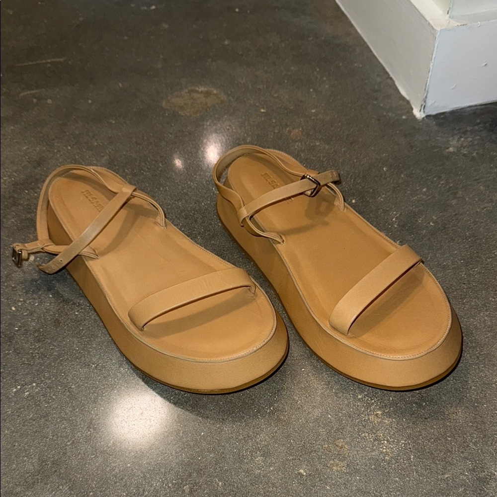 Jill Sander Tan Sandals NWT